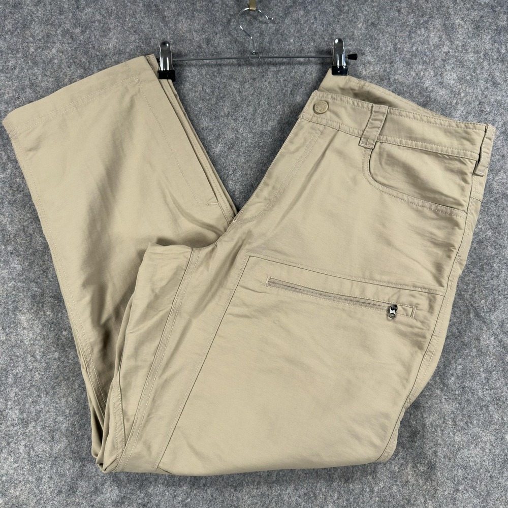 The North Face Paramount Trail Pants Mens 38x29 Beige FlashDry Hiking Outdoor
